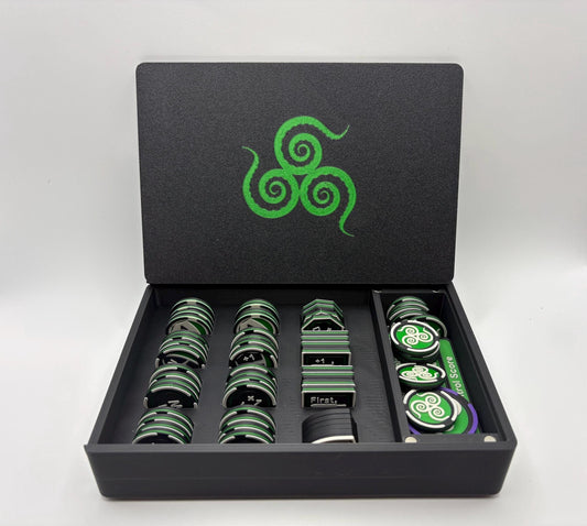 Diseased Token Set for Wargaming with Magnetic Sliding Box