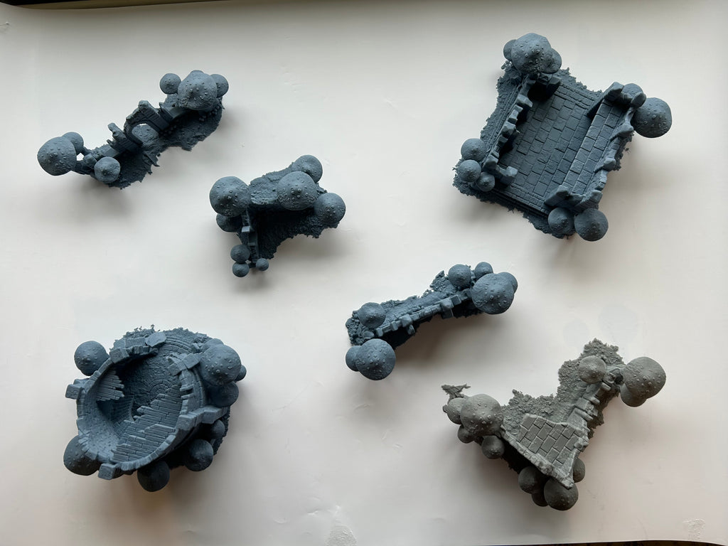 Fungalwood Ruins 28mm 3D printed Wargaming Terrain/Scenery. Suitable for Fantasy/Age of Sigmar