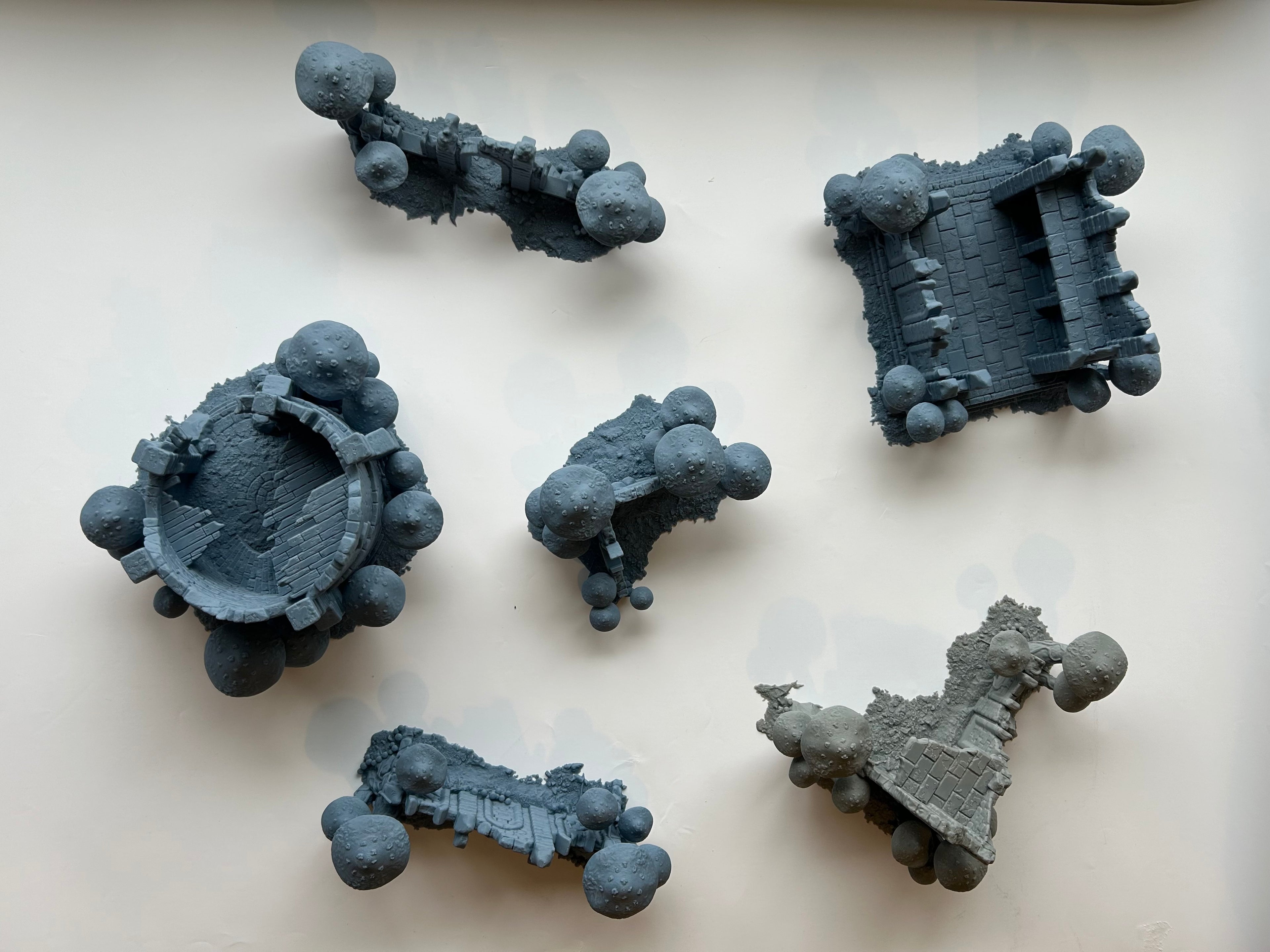 Fungalwood Ruins 28mm 3D printed Wargaming Terrain/Scenery. Suitable for Fantasy/Age of Sigmar