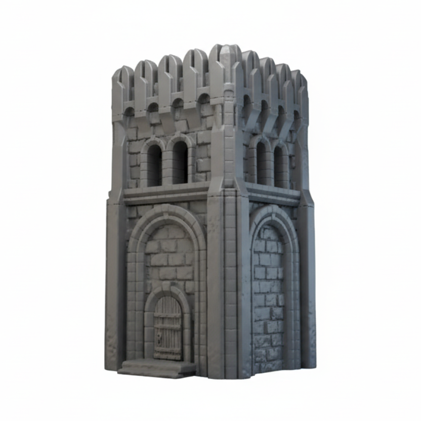 Stone City Tower, 28mm Wargaming Terrain, Suitable for Fantasy/Age of Sigmar/Frostgrave.