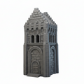 Stone City Tower, 28mm Wargaming Terrain, Suitable for Fantasy/Age of Sigmar/Frostgrave.