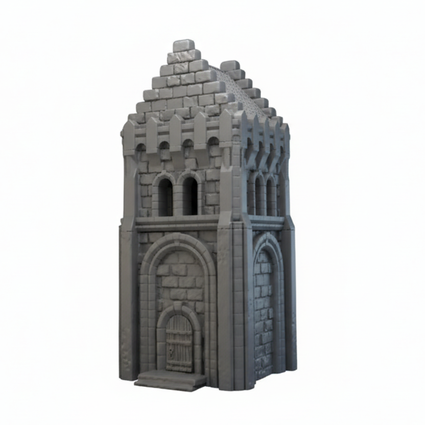 Stone City Tower, 28mm Wargaming Terrain, Suitable for Fantasy/Age of Sigmar/Frostgrave.