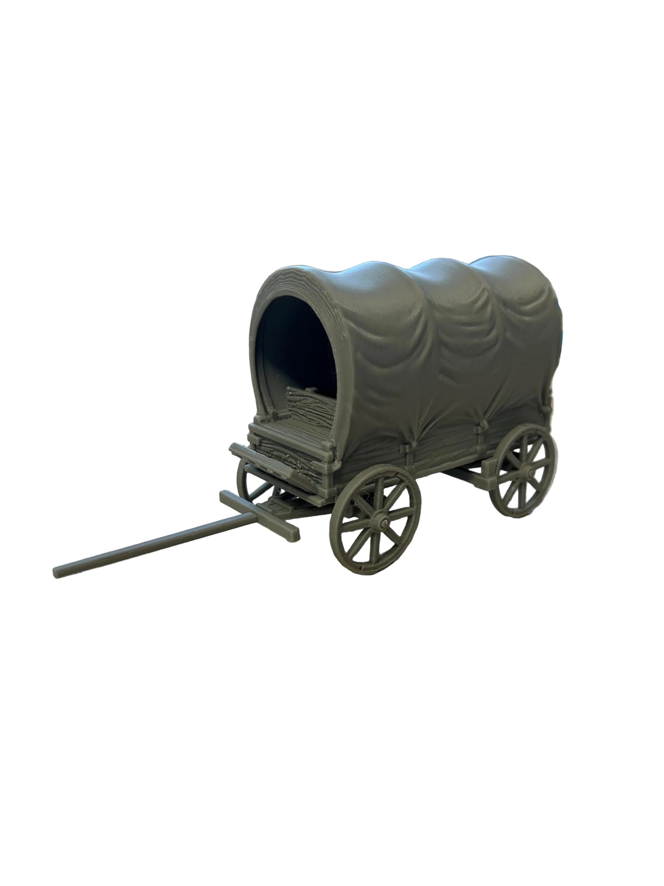 Cart and Wagon set/3D printed Wargaming Terrain/DnD/Scatter Terrain/Dead Mans Hand