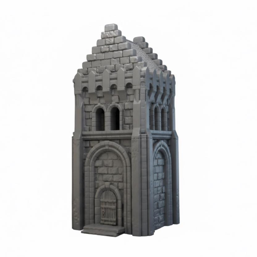 Stone City Tower, 28mm Wargaming Terrain, Suitable for Fantasy/Age of Sigmar/Frostgrave.
