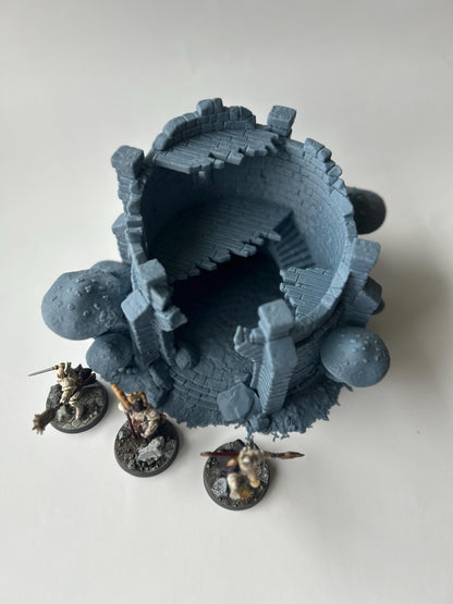 FungalWood Ruins, Jungle, Mushroom Wargaming Terrain. Fantasy Scenery, Suitable for Warhammer AoS, Age of Sigmar, Old world.
