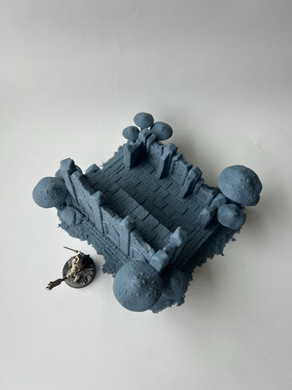 FungalWood Ruins, Jungle, Mushroom Wargaming Terrain. Fantasy Scenery, Suitable for Warhammer AoS, Age of Sigmar, Old world.