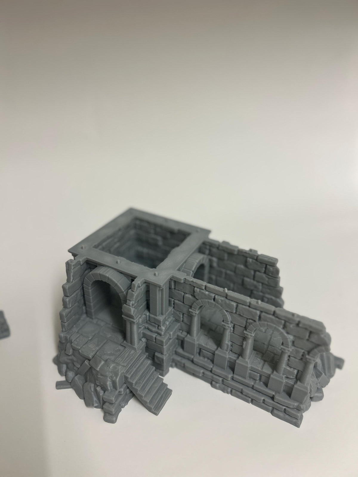 Ruins Terrain, Stone City Turret, AoS, Old world, Fantasy, MESBG.