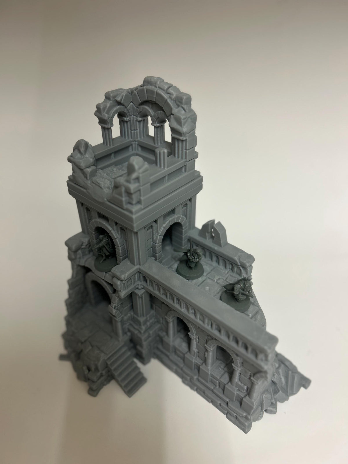 Ruins Terrain, Stone City Turret, AoS, Old world, Fantasy, MESBG.