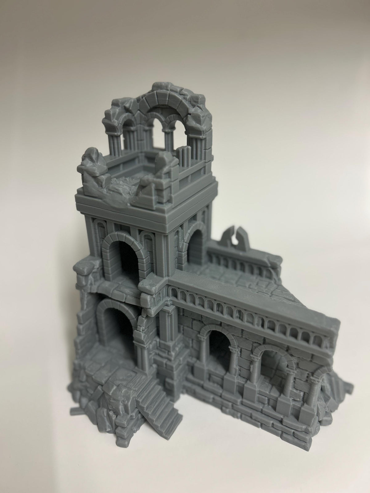 Ruins Terrain, Stone City Turret, AoS, Old world, Fantasy, MESBG.