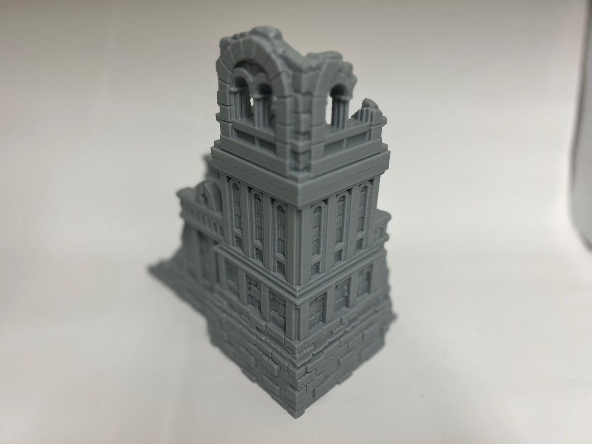 Ruins Terrain, Stone City Turret, AoS, Old world, Fantasy, MESBG.