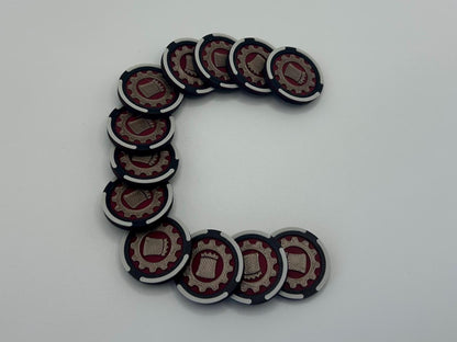 CoS Wargaming Token set with Order Tokens: compatible with AoS 4th Edition