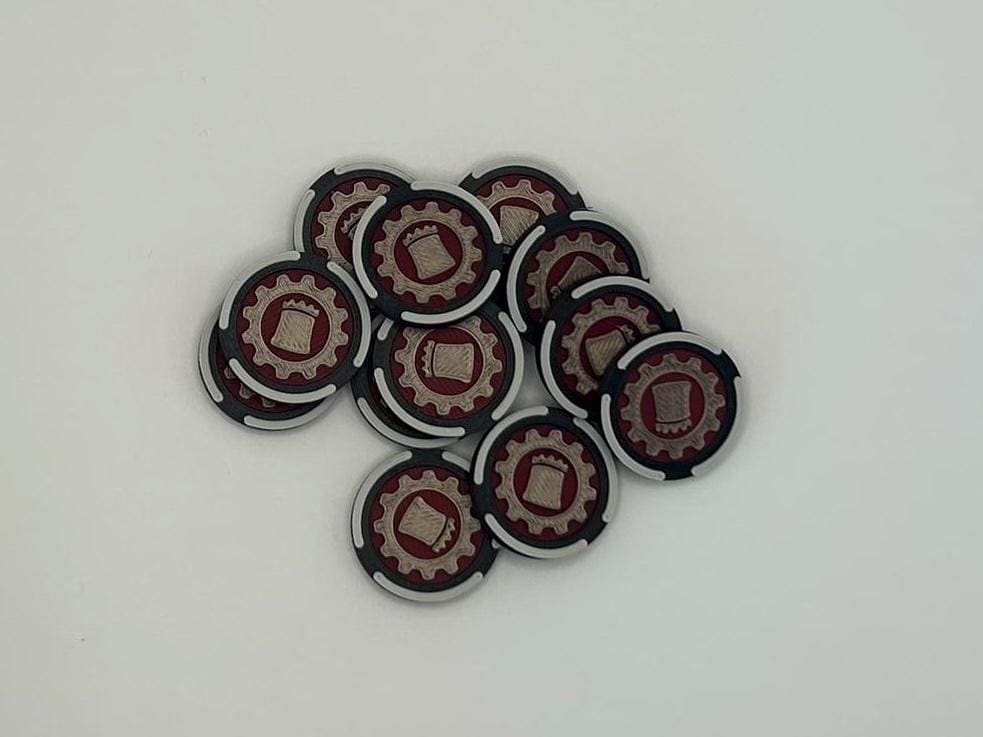 CoS Wargaming Token set with Order Tokens: compatible with AoS 4th Edition