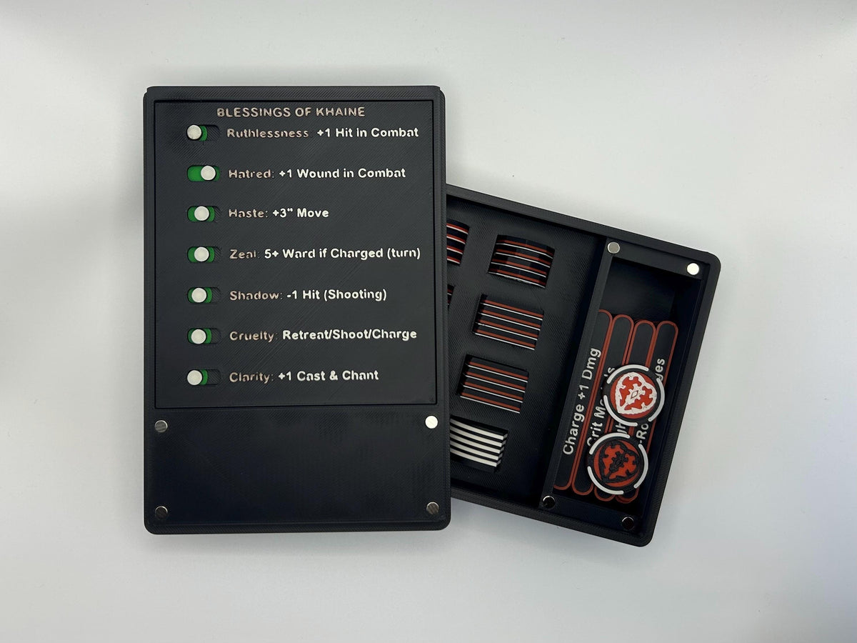 DoK Wargaming Token set and blessing tracker: compatible with AoS 4th Edition(2026 book)