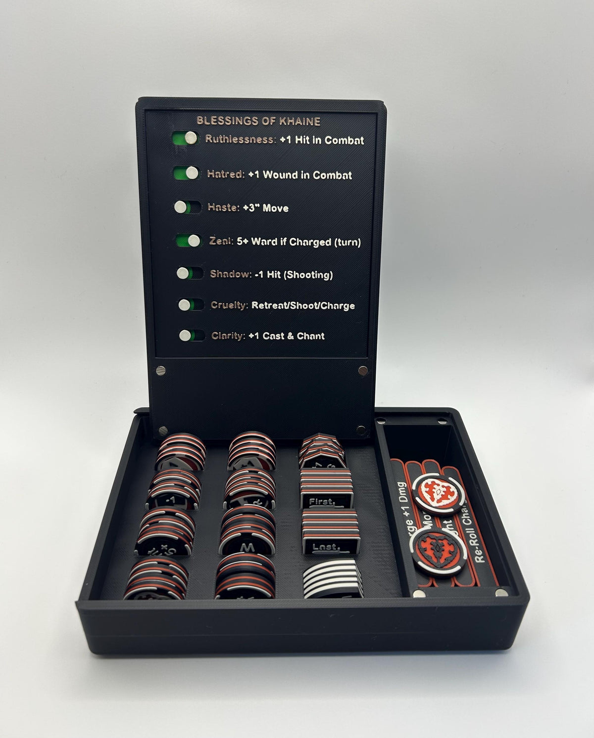 DoK Wargaming Token set and blessing tracker: compatible with AoS 4th Edition(2026 book)