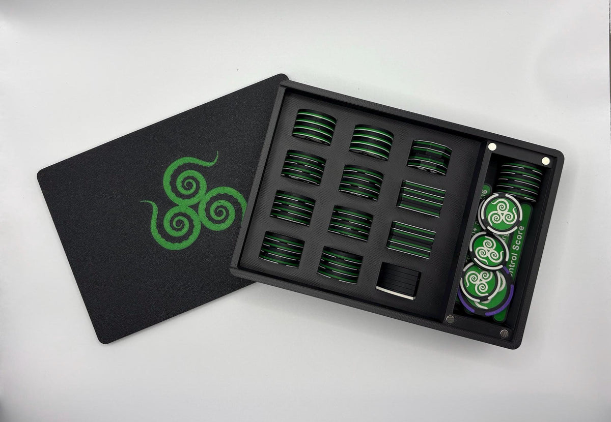 Diseased Token Set for Wargaming with Magnetic Sliding Box