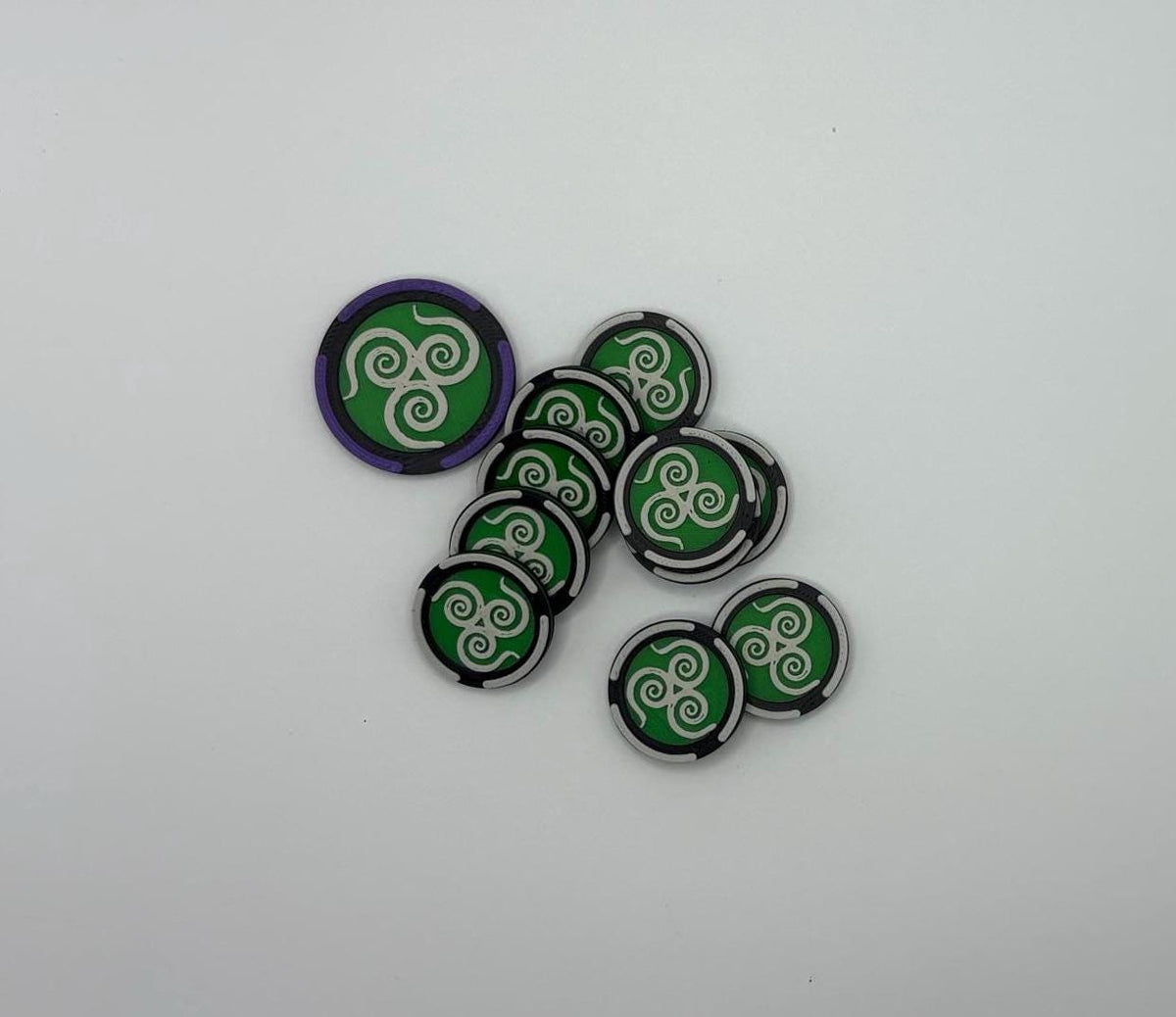 Diseased Token Set for Wargaming with Magnetic Sliding Box