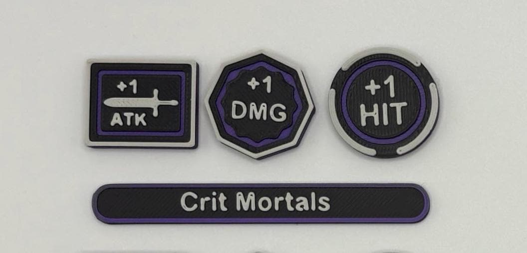 Diseased Token Set for Wargaming with Magnetic Sliding Box