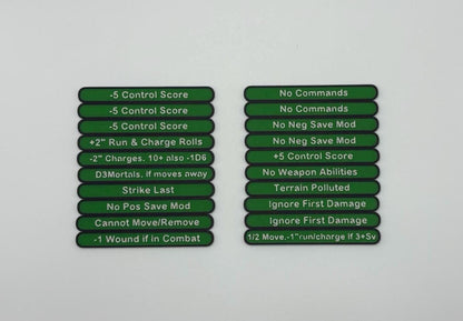 Diseased Token Set for Wargaming with Magnetic Sliding Box