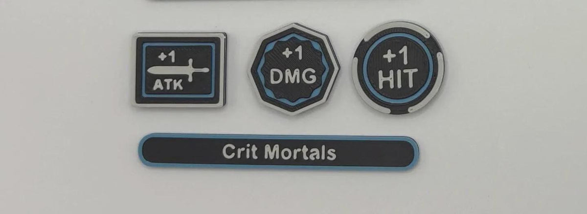 Ogre Token Set for Wargaming with Magnetic Sliding Box