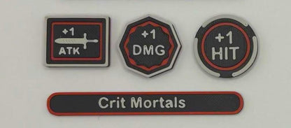 Ogre Token Set for Wargaming with Magnetic Sliding Box