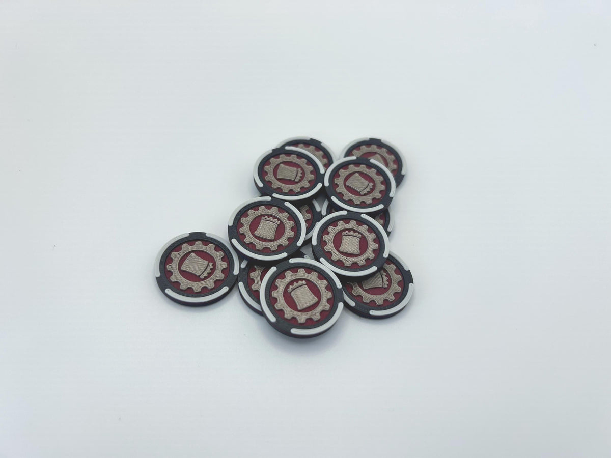 CoS Wargaming Token set with Order Tokens: compatible with AoS 4th Edition