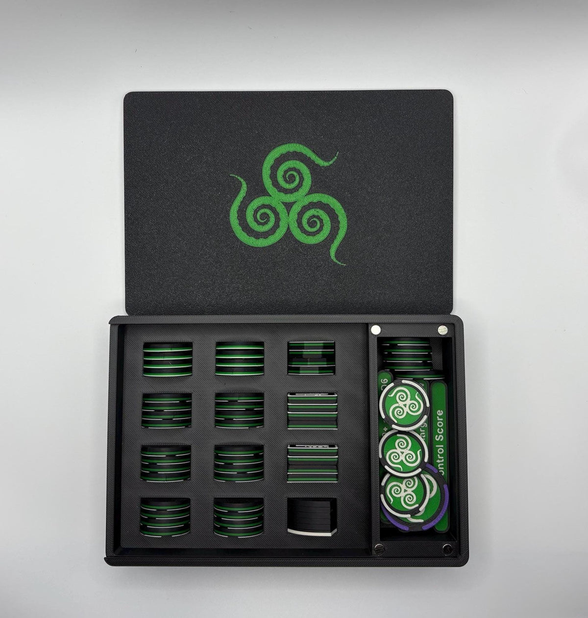 Diseased Token Set for Wargaming with Magnetic Sliding Box