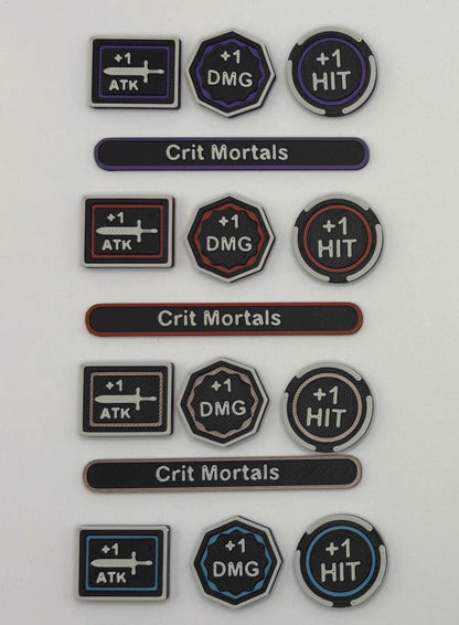 Diseased Token Set for Wargaming with Magnetic Sliding Box