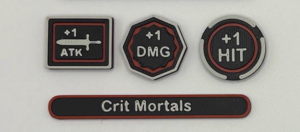 Diseased Token Set for Wargaming with Magnetic Sliding Box