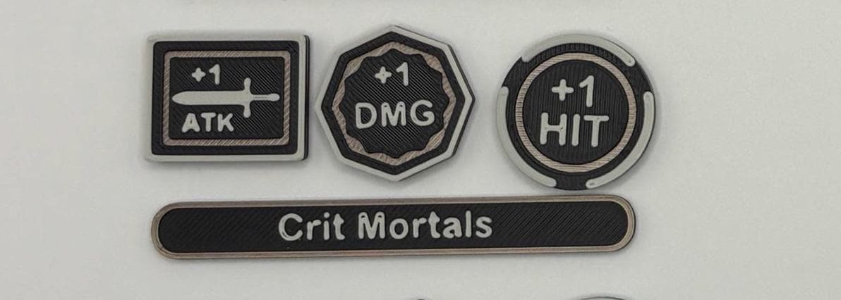 Diseased Token Set for Wargaming with Magnetic Sliding Box