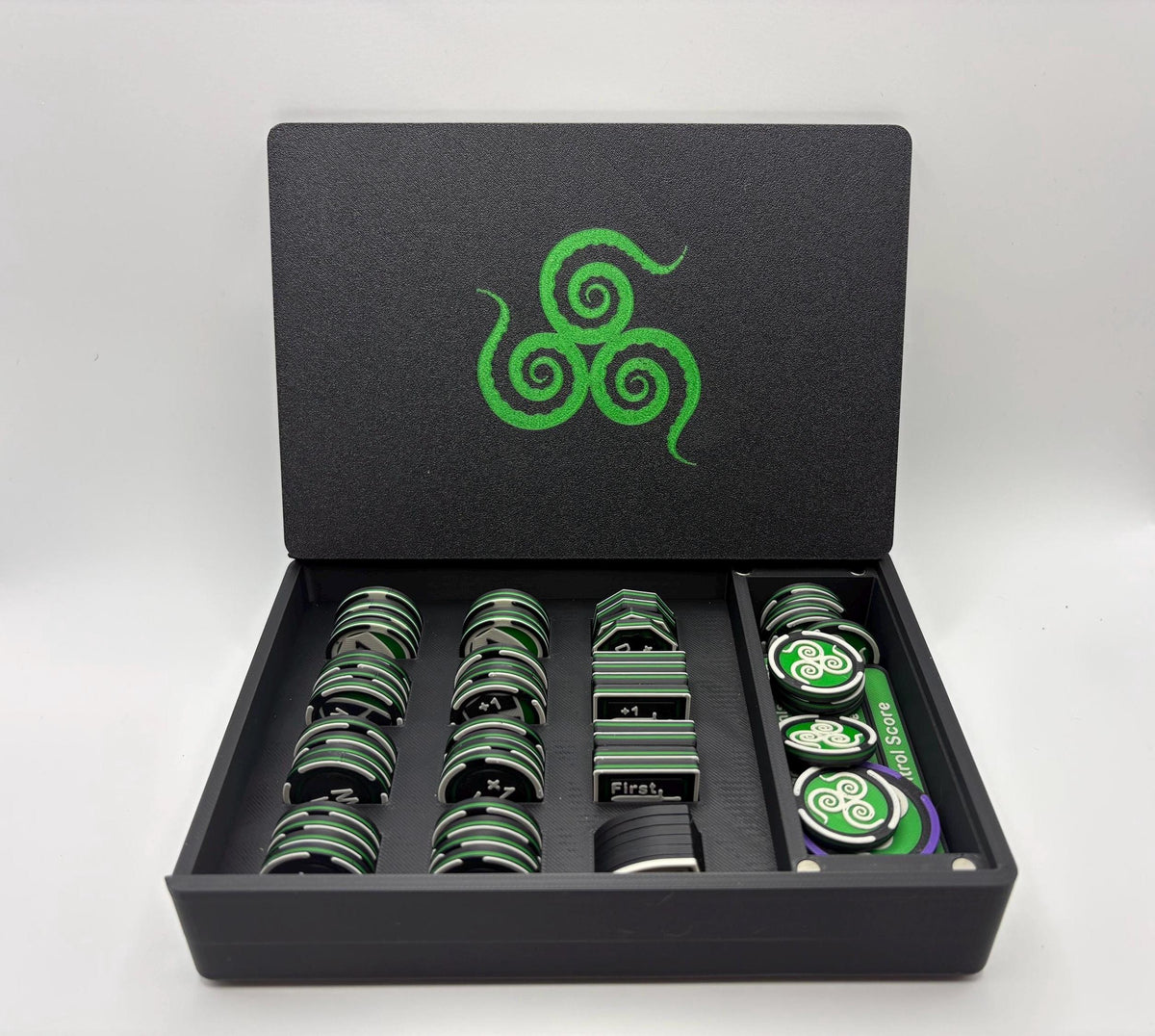 Diseased Token Set for Wargaming with Magnetic Sliding Box