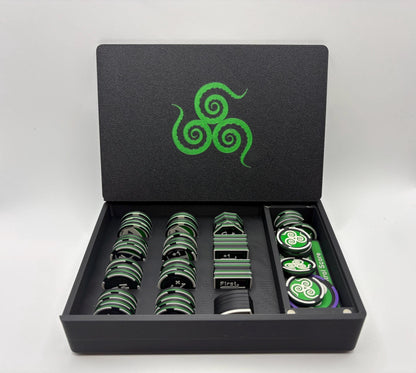 Diseased Token Set for Wargaming with Magnetic Sliding Box