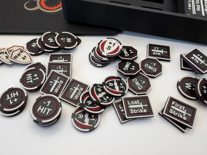 Ogre Token Set for Wargaming with Magnetic Sliding Box