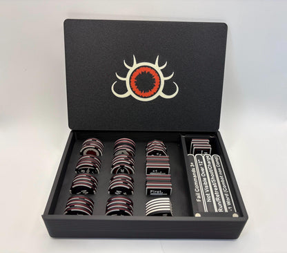Ogre Token Set for Wargaming with Magnetic Sliding Box