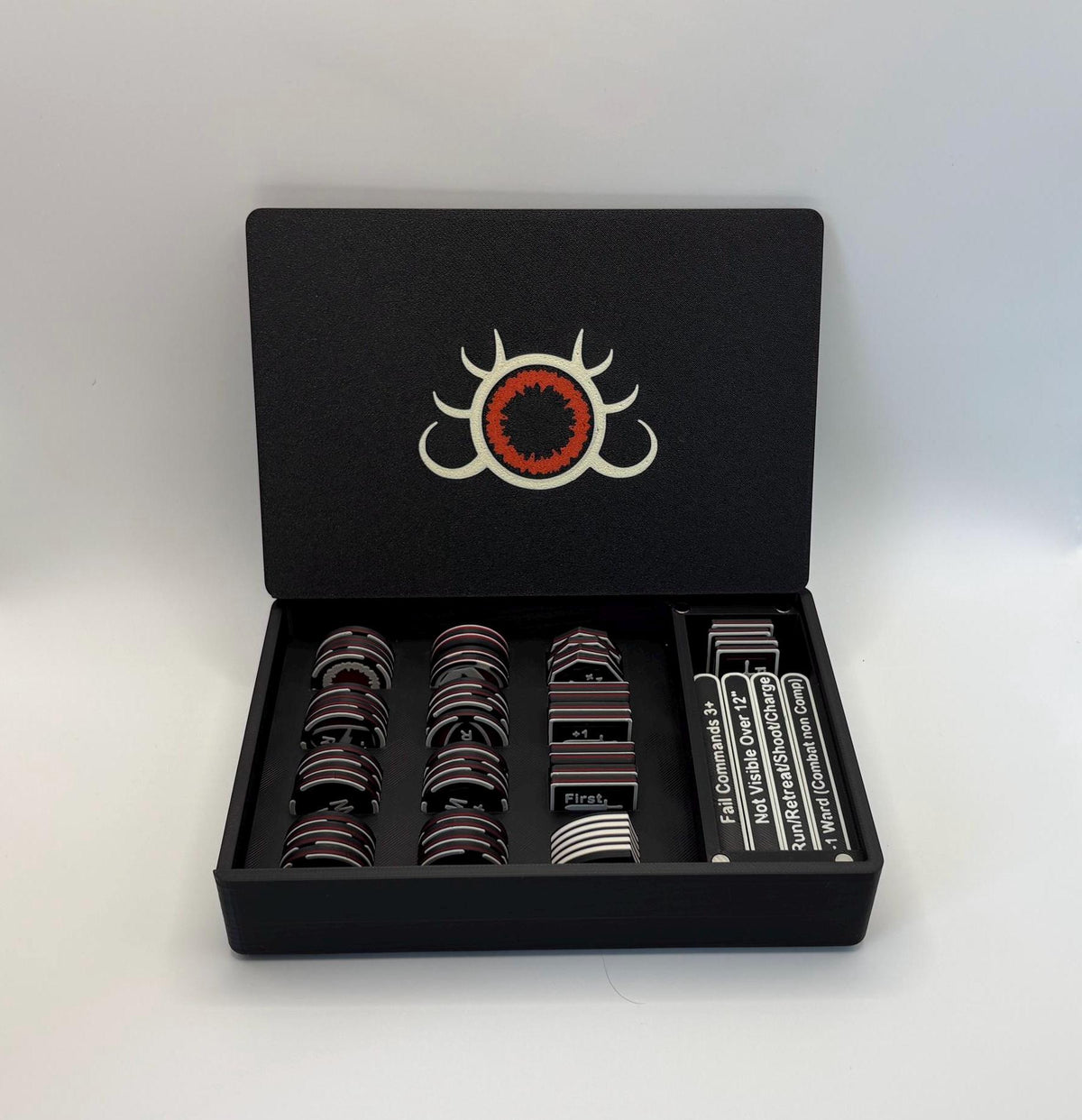 Ogre Token Set for Wargaming with Magnetic Sliding Box