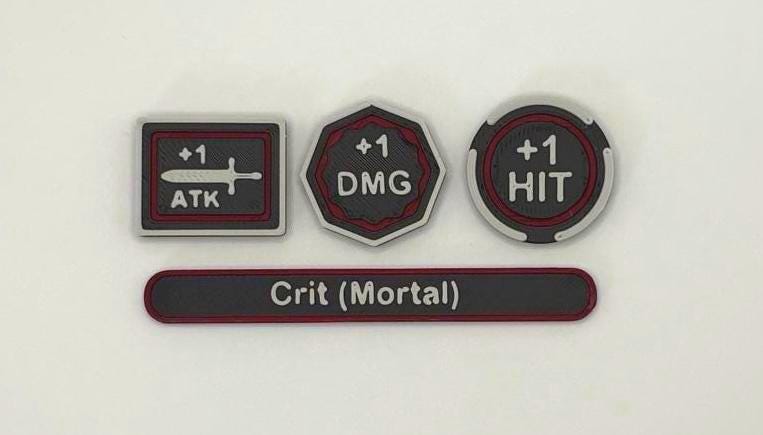 Ogre Token Set for Wargaming with Magnetic Sliding Box