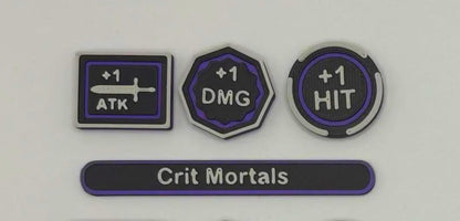 Ogre Token Set for Wargaming with Magnetic Sliding Box