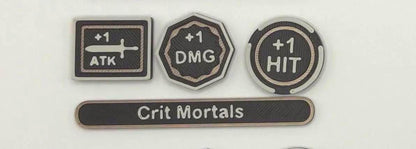Ogre Token Set for Wargaming with Magnetic Sliding Box