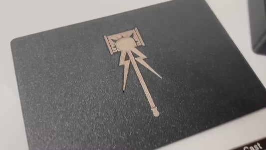 Personalised Wargaming Token set compatible with AoS; with sliding secure box.